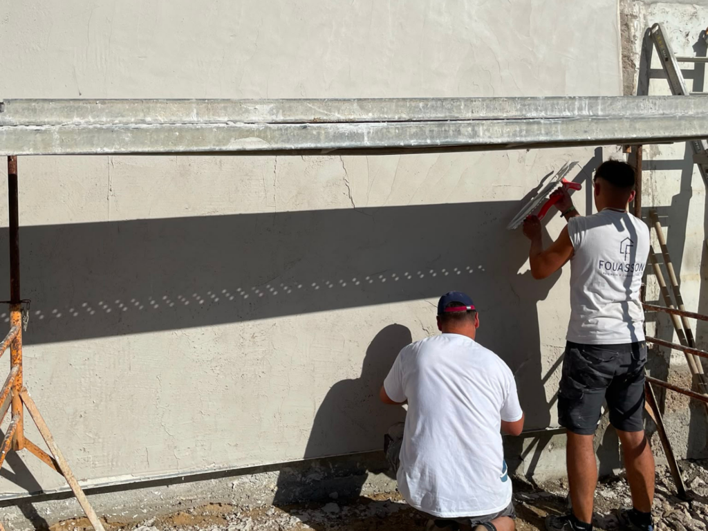 Rénovation de façade sur l'île de Noirmoutier